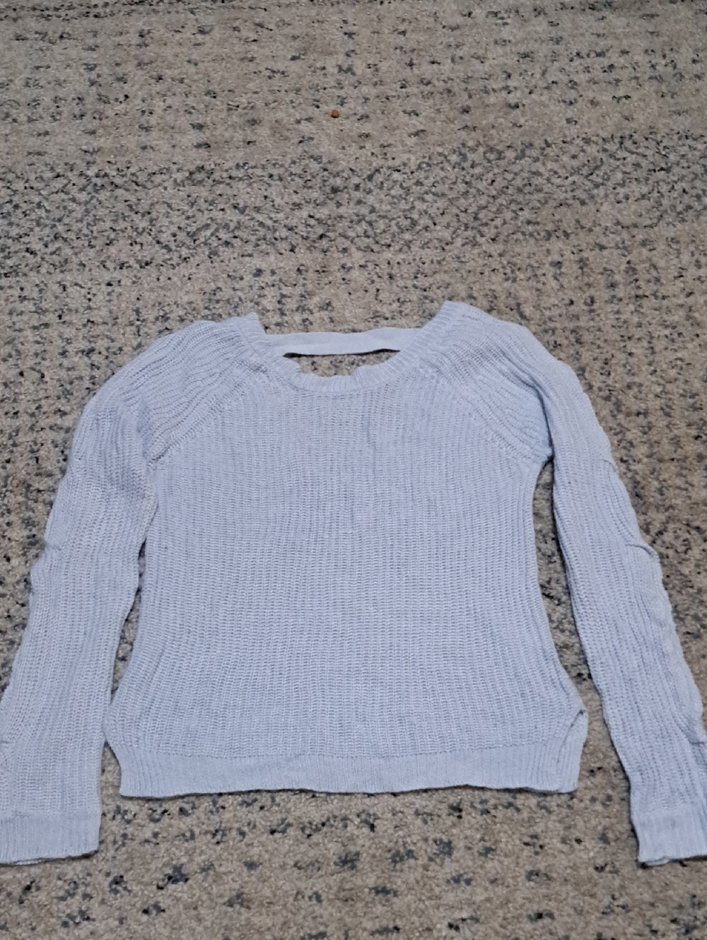 Ardene Light Blue Scoop Neck Sweater